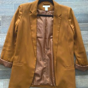 Cognac Tailored Blazer